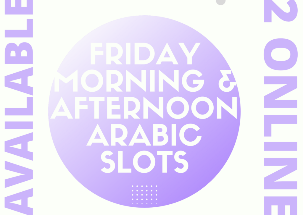 Arabic Slots Available